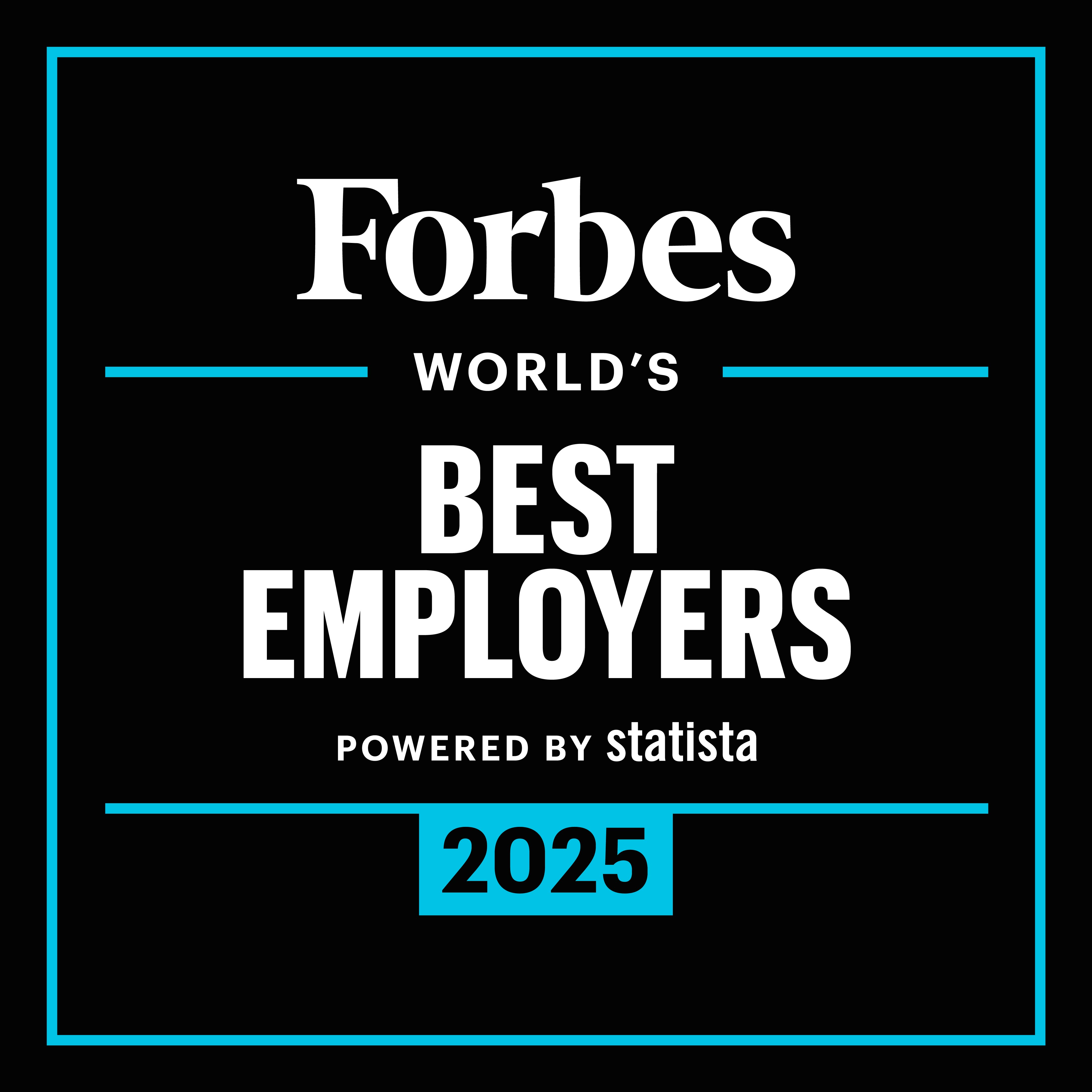 World’s best employers 2025, Forbes award
